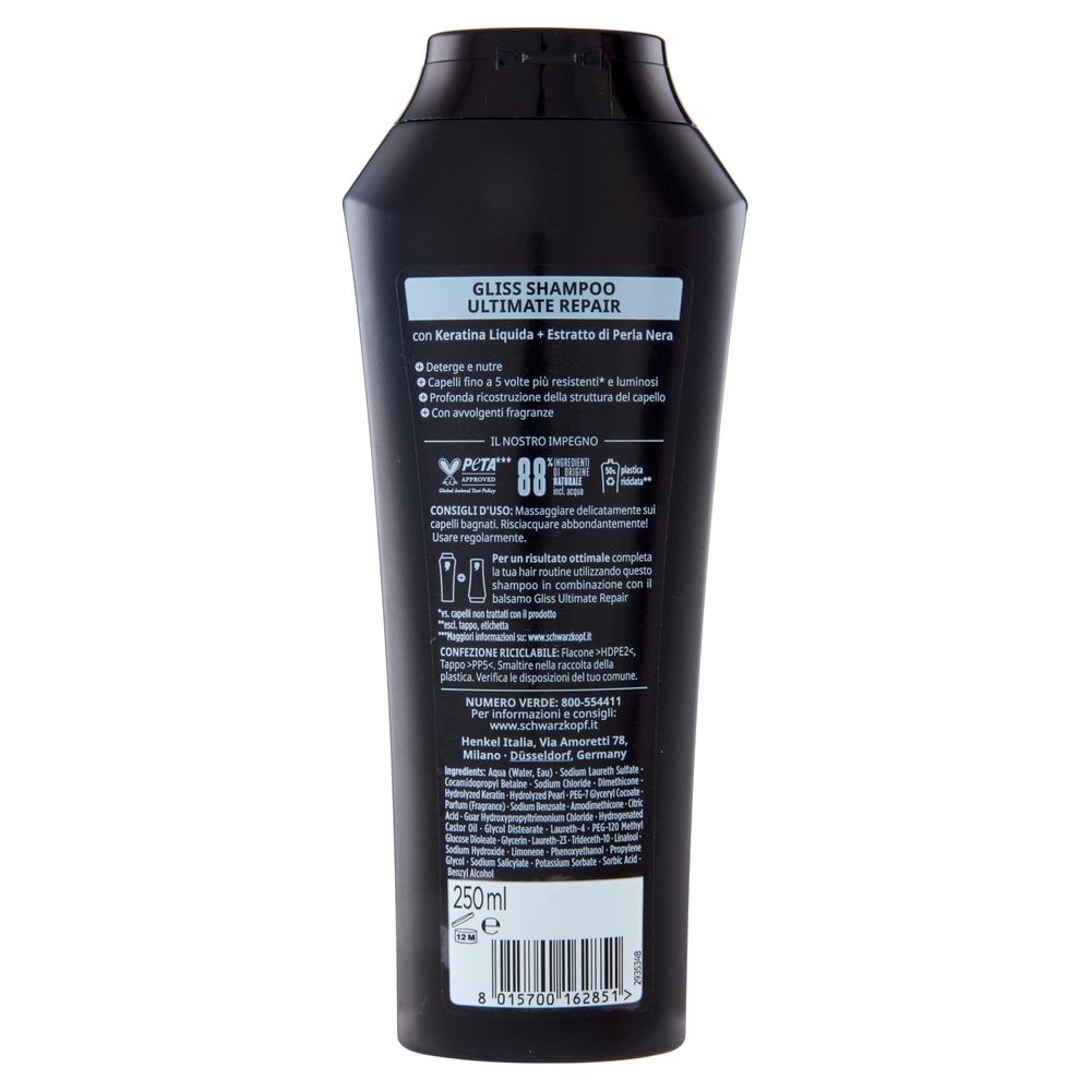Gliss Hair Repair Riparazione Suprema Shampoo Riparatore 250 ml